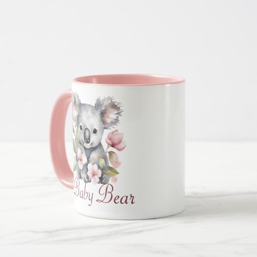 Cute Koala Baby Bear Mug マグカップ (正面左)