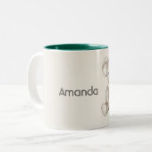 Cute Koala Bear ツートーンマグカップ (正面左)