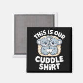 Cute Koala Couple Nest This Is Our Cuddle  マグネット (正面/裏面)