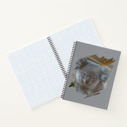 Cute Koala Cust. BG Notebook ノートブック (内部)