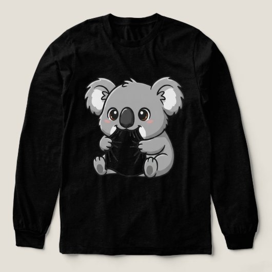 Cute Koala design トライブレンドＴシャツ (デザイン正面)