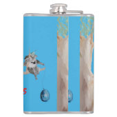 Cute Koala Koalas Merry Christmas Koala-mus Girls フラスク (裏面)