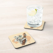 Cute Koala Mom and Baby コースター (右側)