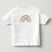 Cute Koala Rainbow Kawaii Tee トドラーTシャツ (裏面)