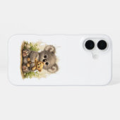 Cute Koala Teddy iPhone 16 Case – Adorable Gift 16ケース (裏面横)