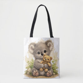 Cute Koala Tote Bag – Kawaii Teddy Animal Gift トートバッグ