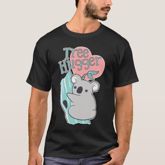 Cute Koala Tree Hugger Bear Tシャツ (正面)