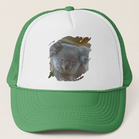 Cute Koala Trucker Hat キャップ (正面)