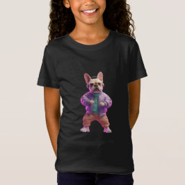 Cute Kpop Bulldog Dancer Anime Graphic T-Shirt Tシャツ