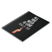 Cute Kpop Gift Ideas Lover Finger Heart ノートブック (左側)