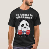 Cute Kung Fu Karate Panda Tシャツ (正面)