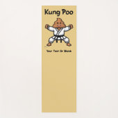 Cute Kung Poo Karate ヨガマット (正面)