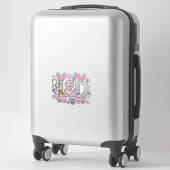 Cute L&D Labor and Delivery Nurse Easter Bunny Egg シール (スーツケース)