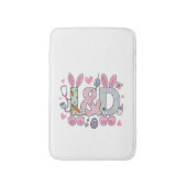 Cute L&D Labor and Delivery Nurse Easter Bunny Egg バスマット (正面縦)