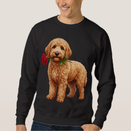‏Cute Labradoodle Dog スウェットシャツ