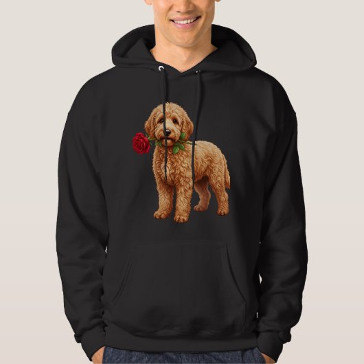 ‏Cute Labradoodle Dog パーカ (正面)