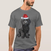 Cute Labradoodle Dog Lover Funny Christmas Tシャツ (正面)