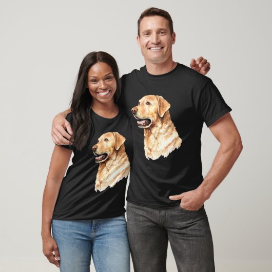 Cute Labrador Retriever Dog Portrait Lab Owner Mo Tシャツ (ユニセックス)