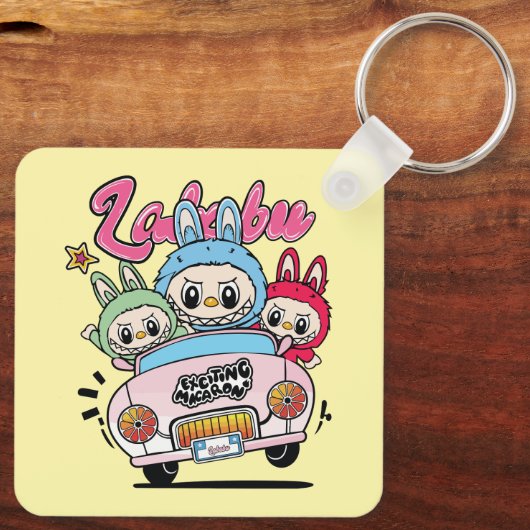 Cute Labubu キーホルダー (裏面)