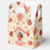Cute Ladybug 1st Birthday | Bug Theme Party フェイバーボックス (オープン)