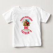 Cute Ladybug 1st Birthday | Bug Theme Party ベビーTシャツ (正面)