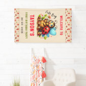 Cute Ladybug 1st Birthday | Bug Theme Party 横断幕 (インサイチュ)