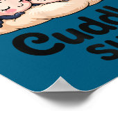 Cute Ladybug Couple This Is My Cuddle  ポスター (角)