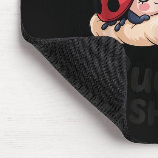 Cute Ladybug Couple This Is My Cuddle マウスパッド (コーナー)