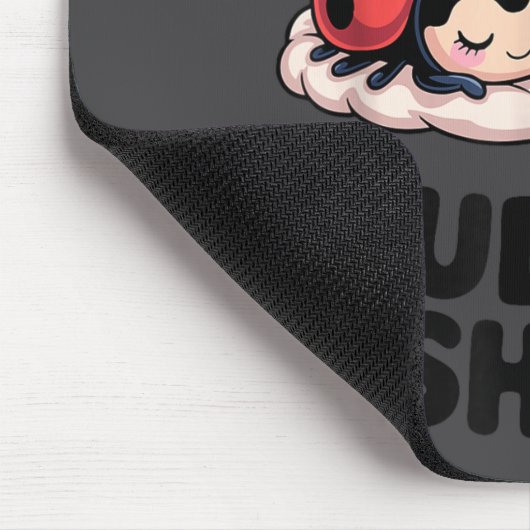 Cute Ladybug Couple This Is Our Cuddle  マウスパッド (コーナー)