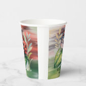 Cute Ladybug Girl Baby Shower  紙コップ (右)