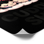 Cute Ladybug Love Cuddle  ポスター (角)