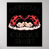 Cute Ladybug Love Cuddle  ポスター (正面)
