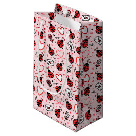 Cute Ladybug Pattern Gift Bag スモールペーパーバッグ