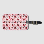Cute Ladybug Pattern Luggage Tag ラゲッジタグ (正面横)