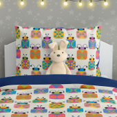 Cute Ladybug Pattern on Cream 枕カバー