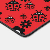 Cute ladybug Patterned デスクマット (コーナー)