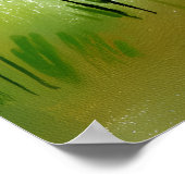 Cute Ladybug Wildflowers Girl's Name ポスター (角)