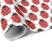 Cute ladybugs as gift wrap paper ラッピングペーパー (ロールコーナー)