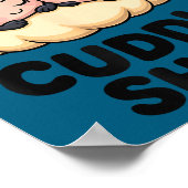 Cute Ladybugs This Is Our Cuddle Couple  ポスター (角)