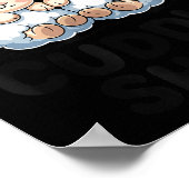 Cute Lamb Couple This Is Our Cuddle  ポスター (角)