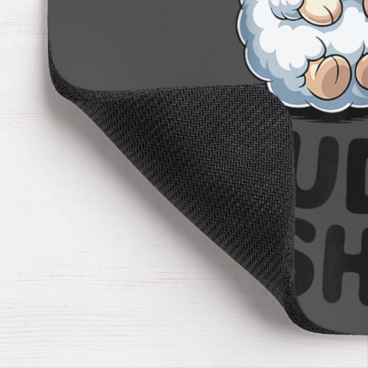 Cute Lamb Couple This Is Our Cuddle  マウスパッド (コーナー)