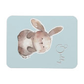 Cute lapin 2, personnalisé マグネット (横)