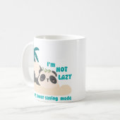 Cute lazy panda  コーヒーマグカップ (正面左)