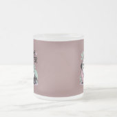 Cute Lazy Panda – “Maybe Later” Relaxing Panda フロストグラスマグカップ (中央)