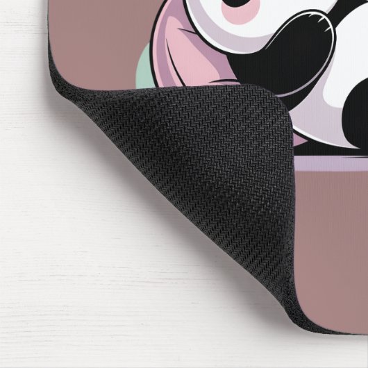 Cute Lazy Panda – “Maybe Later” Relaxing Panda マウスパッド (コーナー)