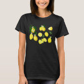Cute Lemon Botanical Gardening summertime Lemon Tシャツ (正面)