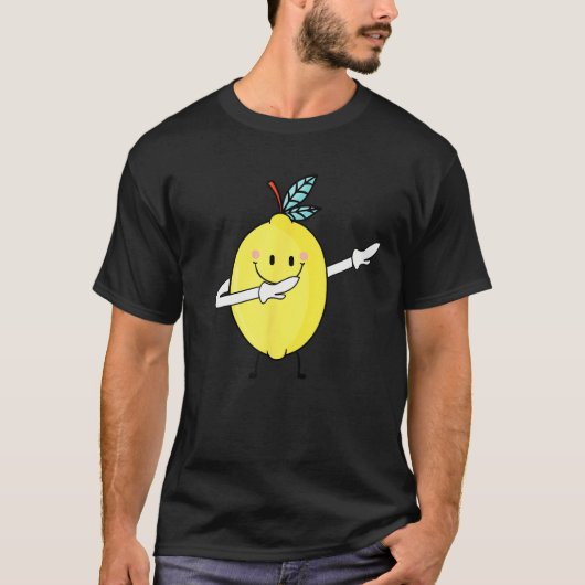 Cute Lemon Dabbing Lemon Summer Lemonade Men women Tシャツ (正面)