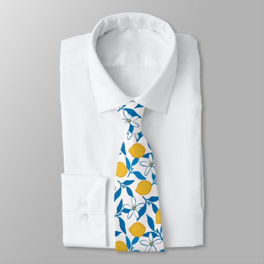Cute Lemon Sketch Hand Drawn - Neck Tie ネクタイ (タイ)