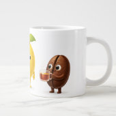Cute Lemon Tea Friends – Jumbo Mug for Coffee & Te ジャンボコーヒーマグカップ (右)