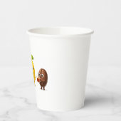 Cute Lemon Tea Friends – Takeaway Paper Cup Design 紙コップ (左)